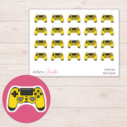 DDZ-6226 planner sticker sheet with enlarged sticker detail