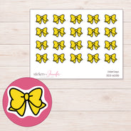 DDZ-6255 planner sticker sheet with enlarged sticker detail