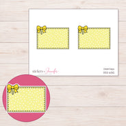 DDZ-6312 planner sticker sheet with enlarged sticker detail