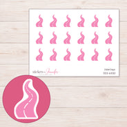 DDZ-6330 planner sticker sheet with enlarged sticker detail