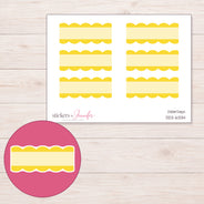 DDZ-6334 planner sticker sheet with enlarged sticker detail