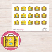 DDZ-6367 planner sticker sheet with enlarged sticker detail