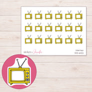 DDZ-6422 planner sticker sheet with enlarged sticker detail