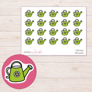 DDZ-6424 planner sticker sheet with enlarged sticker detail