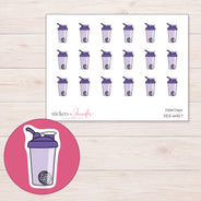 DDZ-6457 planner sticker sheet with enlarged sticker detail