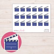 DDZ-6478 planner sticker sheet with enlarged sticker detail