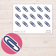DDZ-6479 planner sticker sheet with enlarged sticker detail