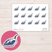 DDZ-6482 planner sticker sheet with enlarged sticker detail