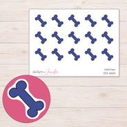 DDZ-6504 planner sticker sheet with enlarged sticker detail