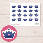 DDZ-6512 planner sticker sheet with enlarged sticker detail