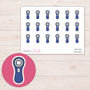 DDZ-6513 planner sticker sheet with enlarged sticker detail