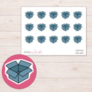 DDZ-6517 planner sticker sheet with enlarged sticker detail