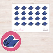 DDZ-6529 planner sticker sheet with enlarged sticker detail