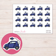 DDZ-6561 planner sticker sheet with enlarged sticker detail