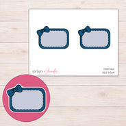 DDZ-6568 planner sticker sheet with enlarged sticker detail