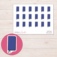 DDZ-6574 planner sticker sheet with enlarged sticker detail