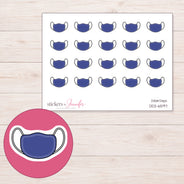 DDZ-6597 planner sticker sheet with enlarged sticker detail