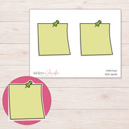 DDZ-6645 planner sticker sheet with enlarged sticker detail