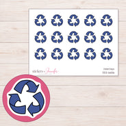 DDZ-6656 planner sticker sheet with enlarged sticker detail