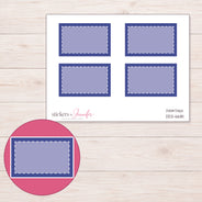 DDZ-6681 planner sticker sheet with enlarged sticker detail