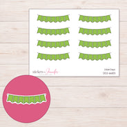 DDZ-6683 planner sticker sheet with enlarged sticker detail