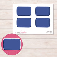 DDZ-6685 planner sticker sheet with enlarged sticker detail