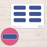 DDZ-6693 planner sticker sheet with enlarged sticker detail
