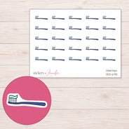DDZ-6713 planner sticker sheet with enlarged sticker detail
