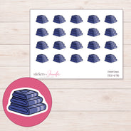 DDZ-6715 planner sticker sheet with enlarged sticker detail