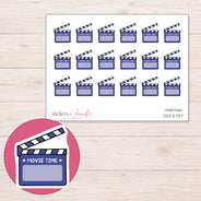 DDZ-6737 planner sticker sheet with enlarged sticker detail