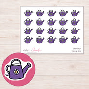 DDZ-6752 planner sticker sheet with enlarged sticker detail