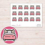DDZ-6760 planner sticker sheet with enlarged sticker detail