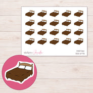DDZ-6773 planner sticker sheet with enlarged sticker detail