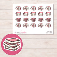 DDZ-6783 planner sticker sheet with enlarged sticker detail