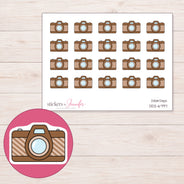 DDZ-6797 planner sticker sheet with enlarged sticker detail