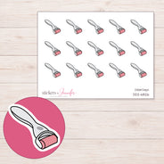 DDZ-6826 planner sticker sheet with enlarged sticker detail