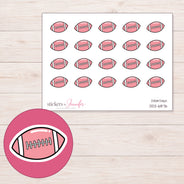 DDZ-6876 planner sticker sheet with enlarged sticker detail