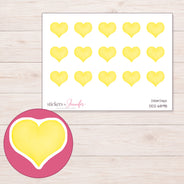 DDZ-6898 planner sticker sheet with enlarged sticker detail