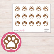 DDZ-6947 planner sticker sheet with enlarged sticker detail