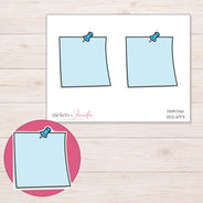 DDZ-6971 planner sticker sheet with enlarged sticker detail