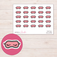 DDZ-6998 planner sticker sheet with enlarged sticker detail