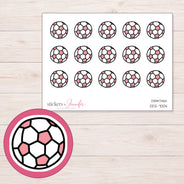 DDZ-7004 planner sticker sheet with enlarged sticker detail