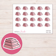 DDZ-7041 planner sticker sheet with enlarged sticker detail