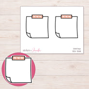 DDZ-7048 planner sticker sheet with enlarged sticker detail