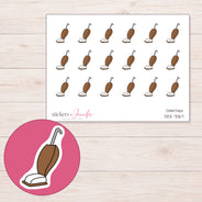 DDZ-7067 planner sticker sheet with enlarged sticker detail
