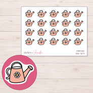 DDZ-7077 planner sticker sheet with enlarged sticker detail