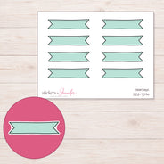 DDZ-7094 planner sticker sheet with enlarged sticker detail