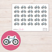 DDZ-7100 planner sticker sheet with enlarged sticker detail