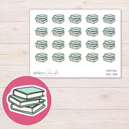 DDZ-7108 planner sticker sheet with enlarged sticker detail