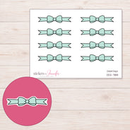 DDZ-7188 planner sticker sheet with enlarged sticker detail